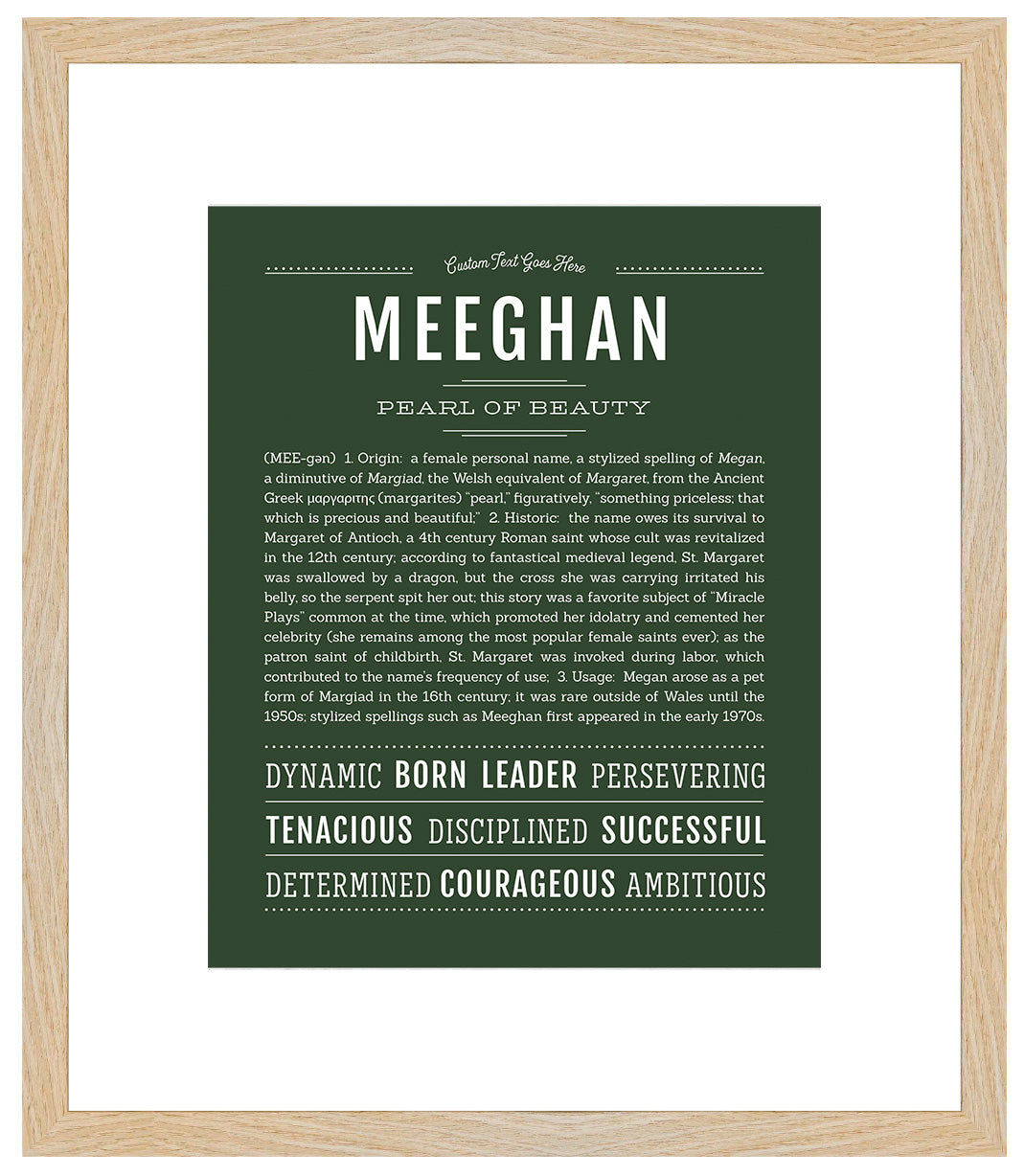 Meeghan | Name Art Print