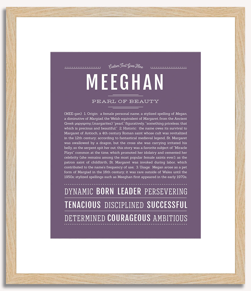 Meeghan | Name Art Print