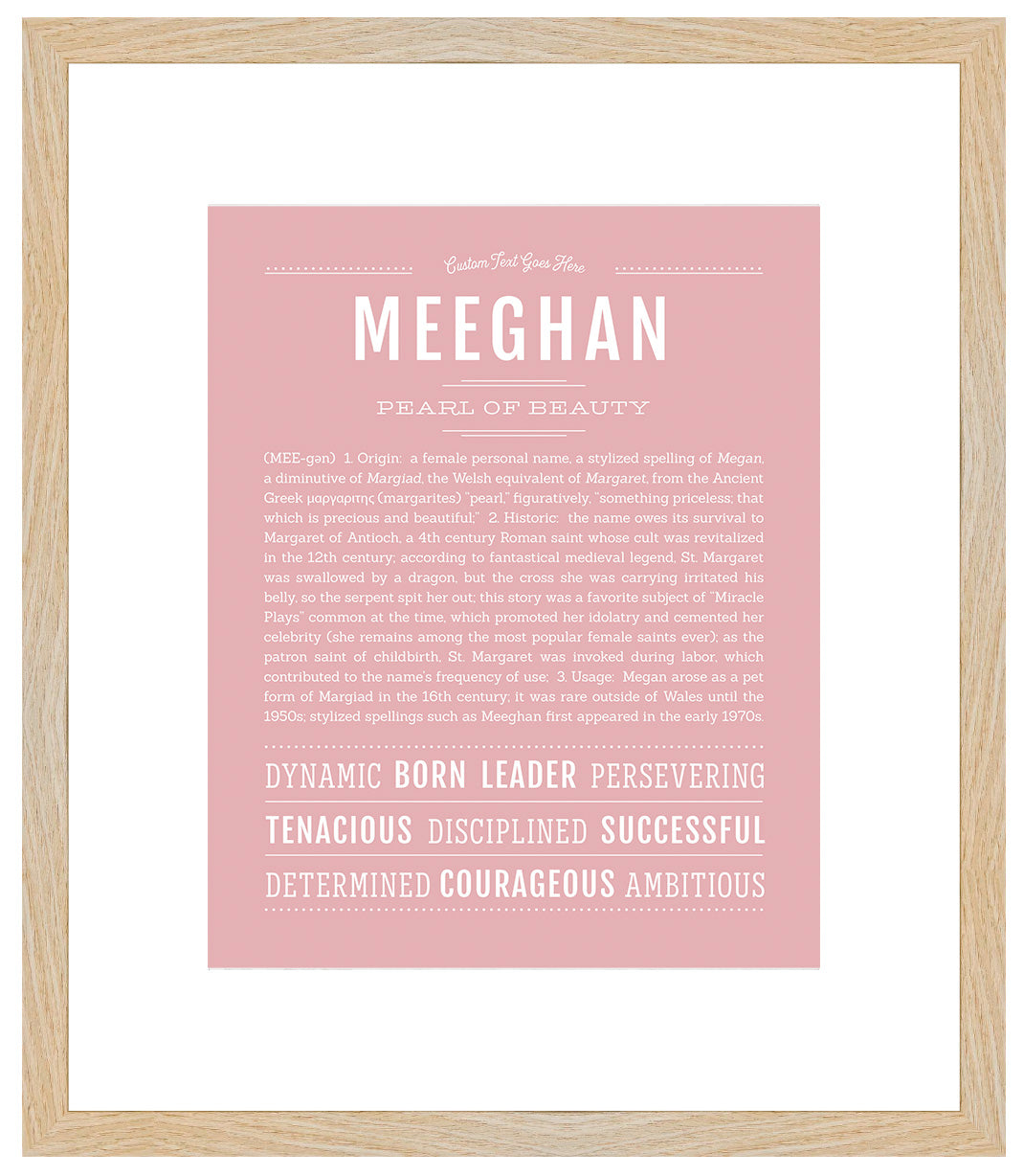 Meeghan | Name Art Print