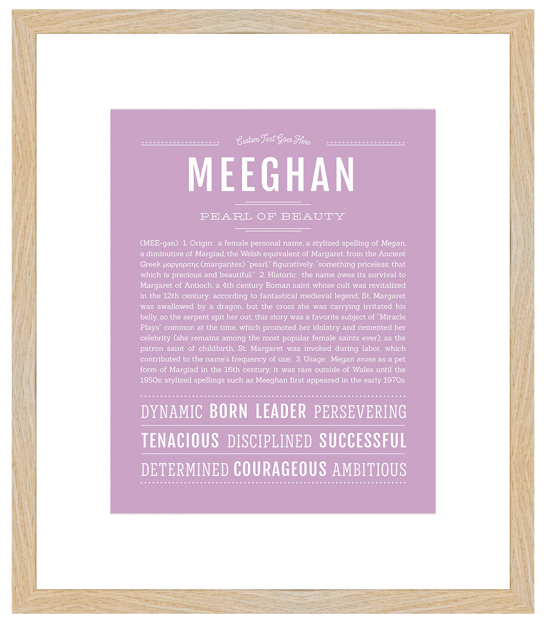 Meeghan | Name Art Print