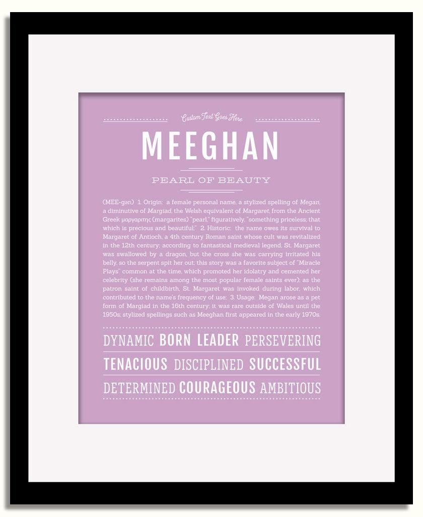 Frame Options | Lilac | Black Frame, Matted