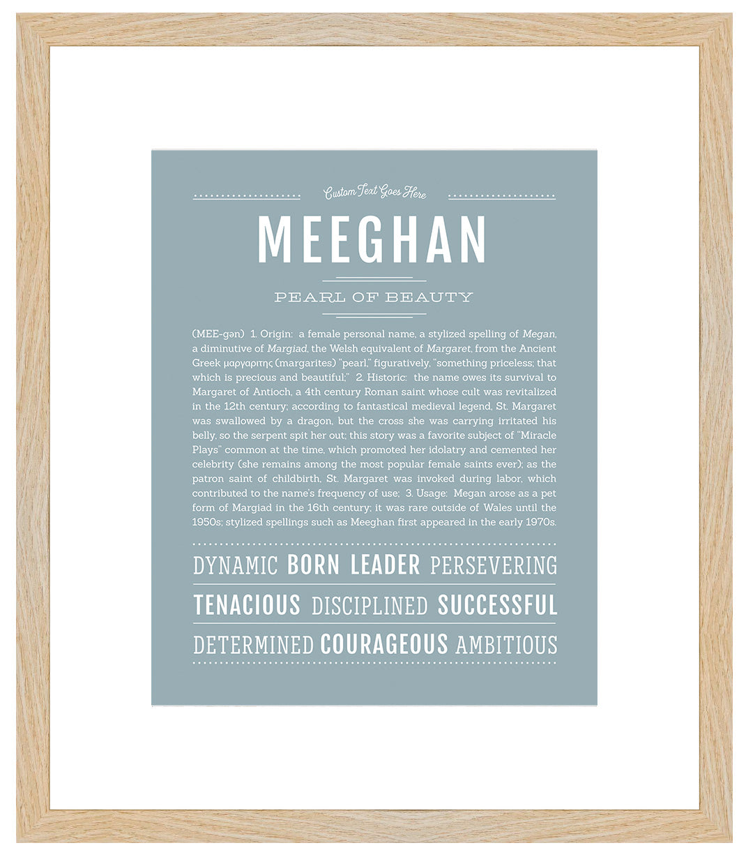 Meeghan | Name Art Print