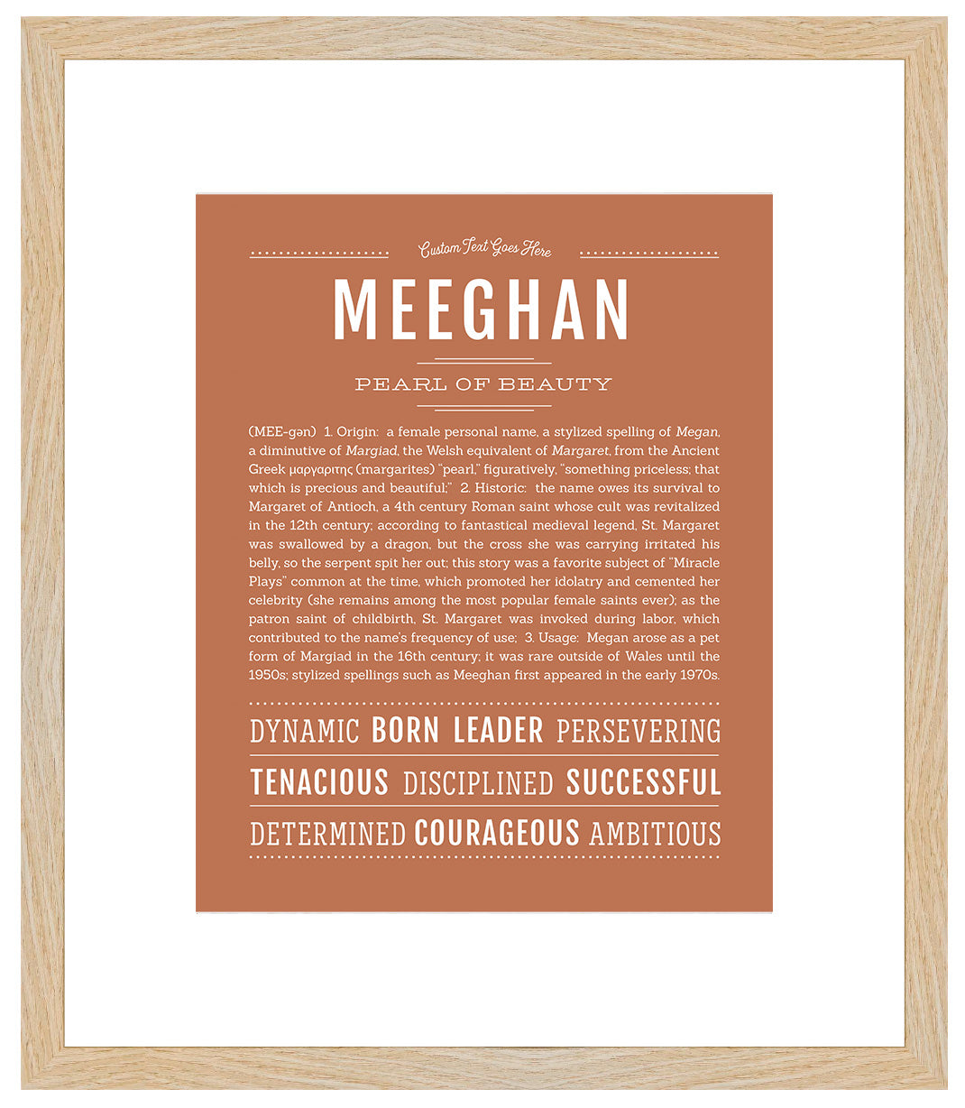 Meeghan | Name Art Print