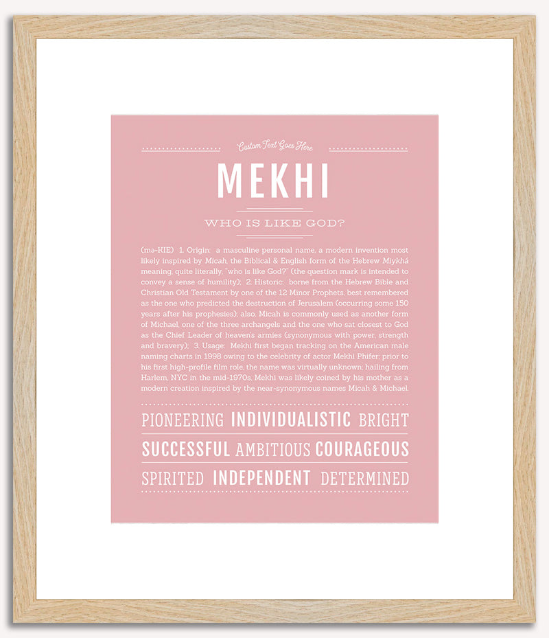 Mekhi | Name Art Print