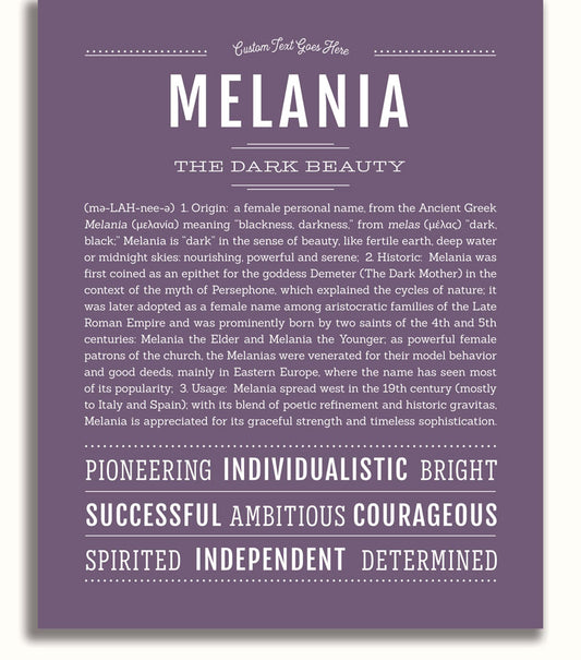 Frame Options | Deep Purple | White Frame, Matted