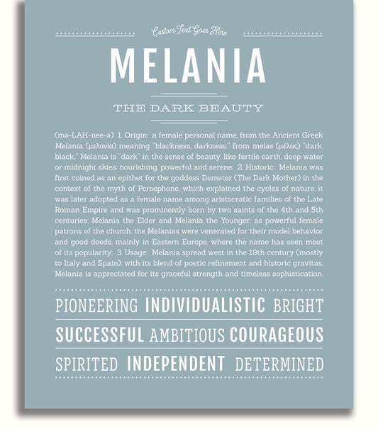 Frame Options | Powder Blue | White Frame, Matted