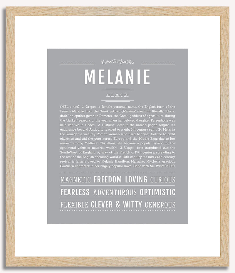 Melanie | Name Art Print