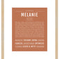 Melanie | Name Art Print