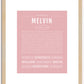 Melvin | Name Art Print