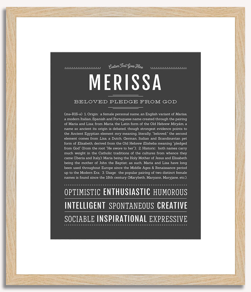 Merissa | Name Art Print