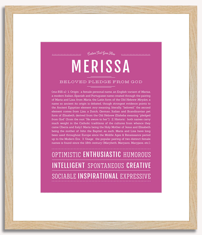 Merissa | Name Art Print