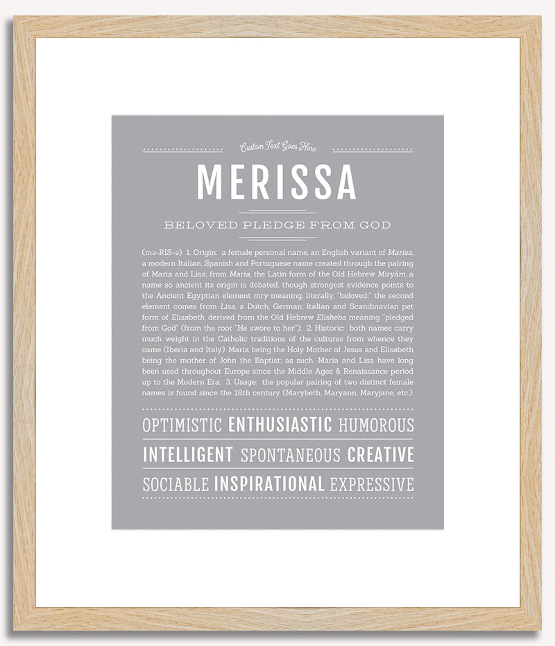 Merissa | Name Art Print