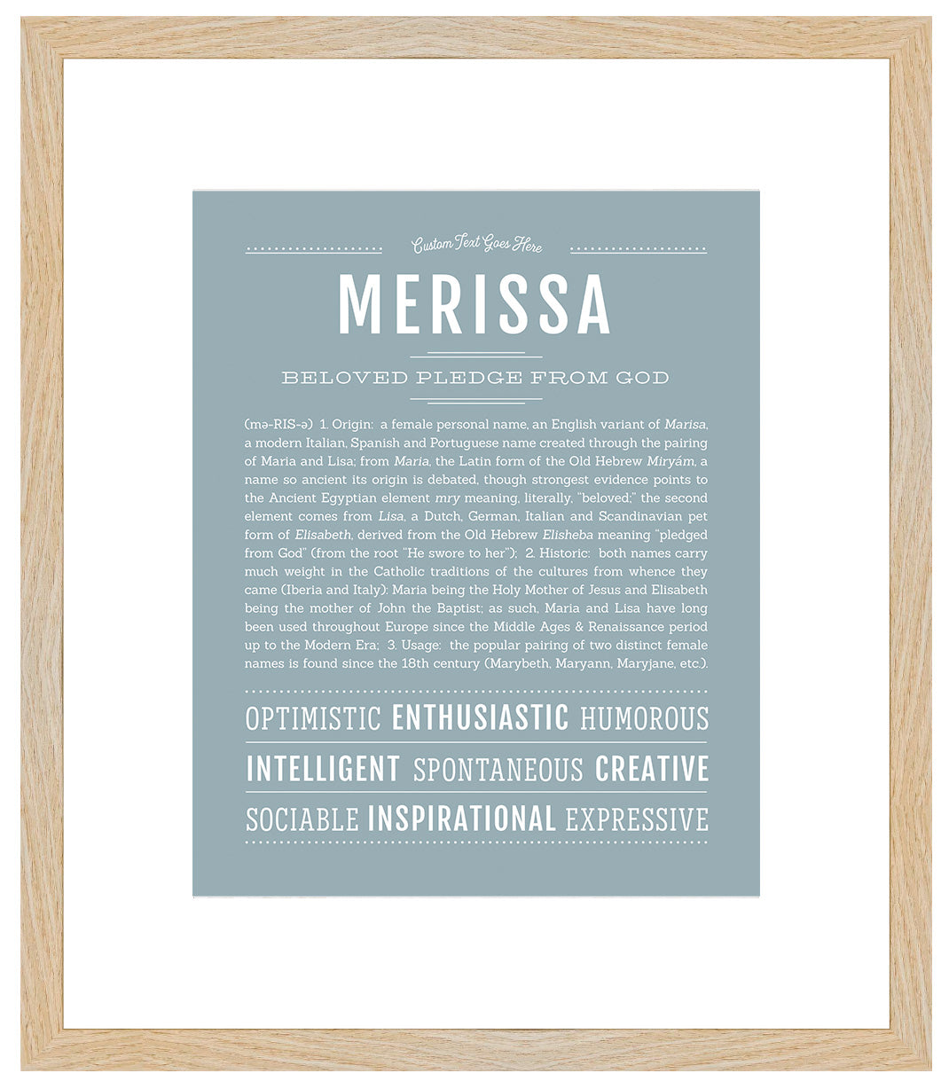 Merissa | Name Art Print