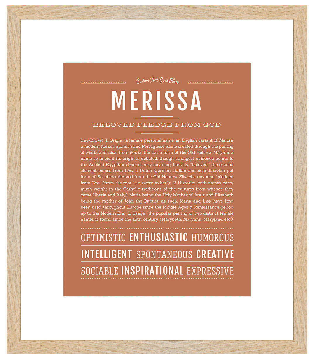 Merissa | Name Art Print