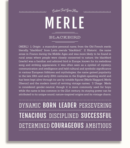 Frame Options | Deep Purple | No Frame