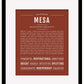 Mesa | Name Art Print