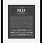 Mesa | Name Art Print