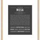Mesa | Name Art Print