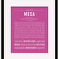 Mesa | Name Art Print