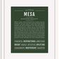 Mesa | Name Art Print