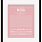 Mesa | Name Art Print