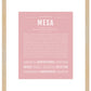 Mesa | Name Art Print