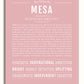 Frame Options | Dusty Rose | White Frame, Matted