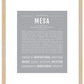 Mesa | Name Art Print