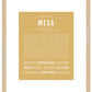 Mesa | Name Art Print
