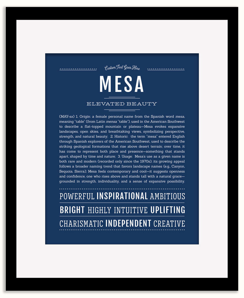 Mesa | Name Art Print