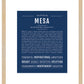 Mesa | Name Art Print