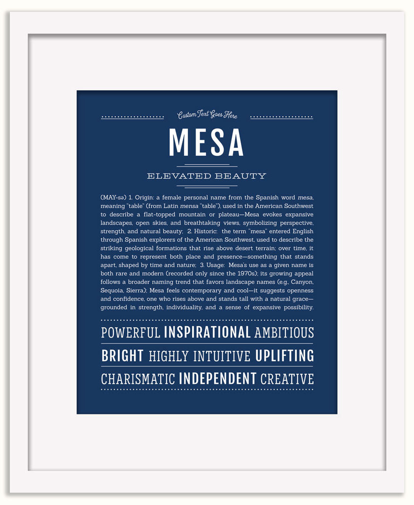 Mesa | Name Art Print