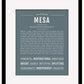 Mesa | Name Art Print