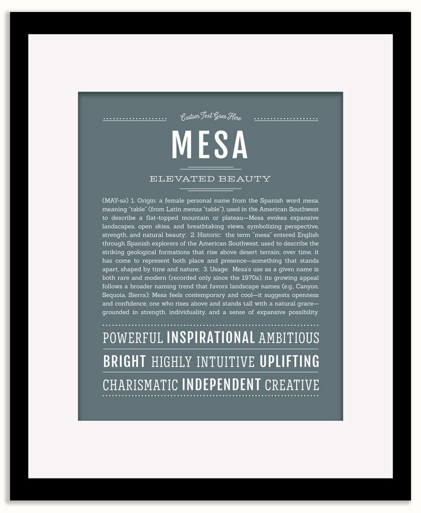 Mesa | Name Art Print