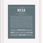 Mesa | Name Art Print