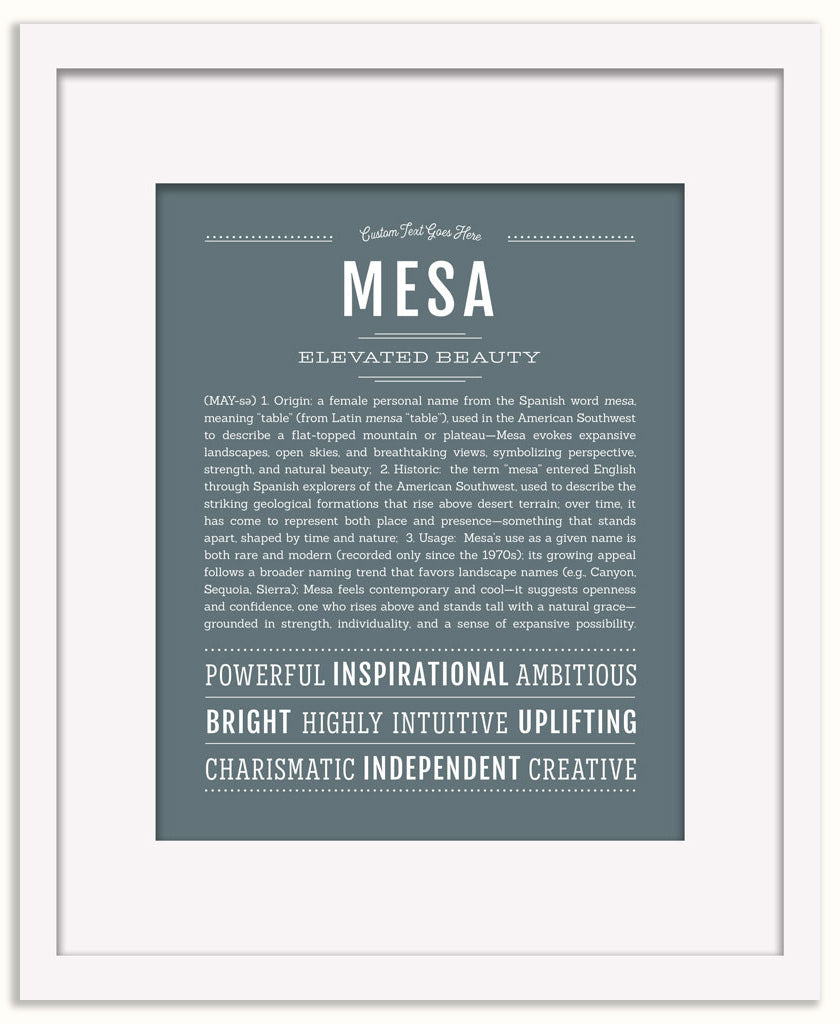 Mesa | Name Art Print