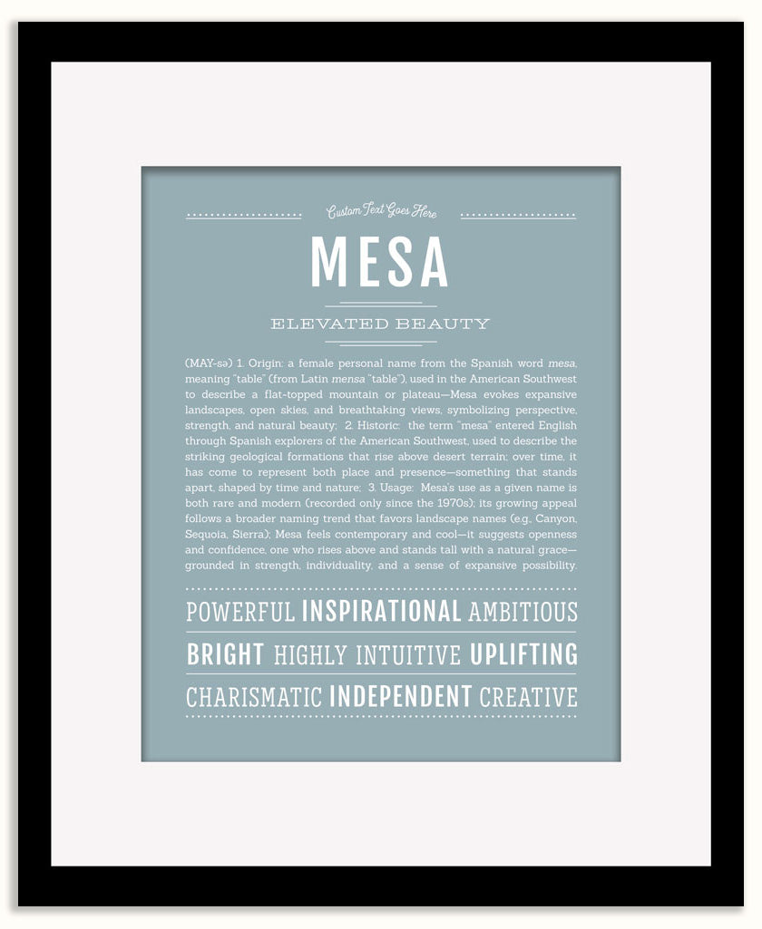 Mesa | Name Art Print