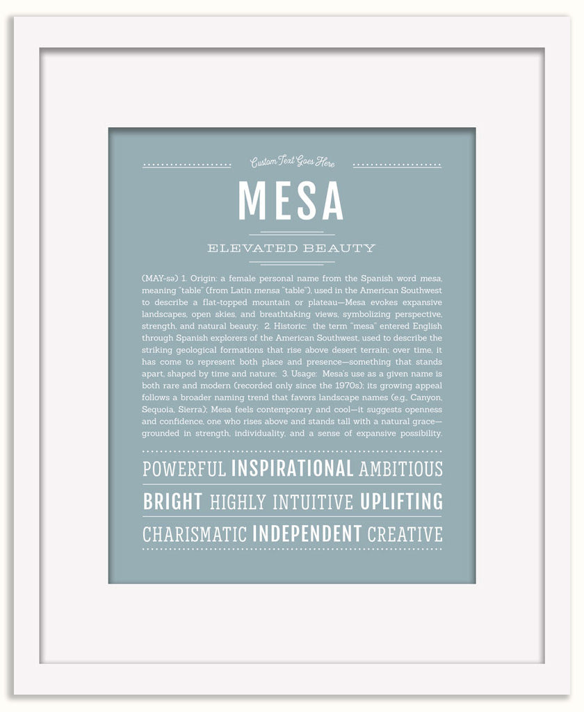 Mesa | Name Art Print