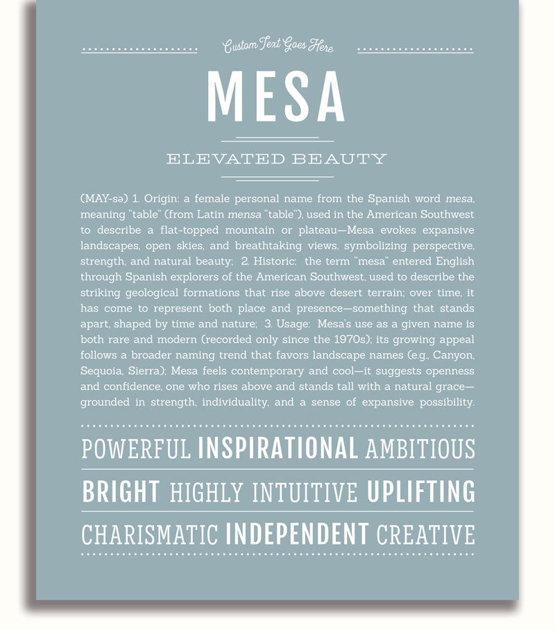 Frame Options | Powder Blue | White Frame, Matted