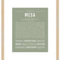 Mesa | Name Art Print