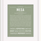Mesa | Name Art Print