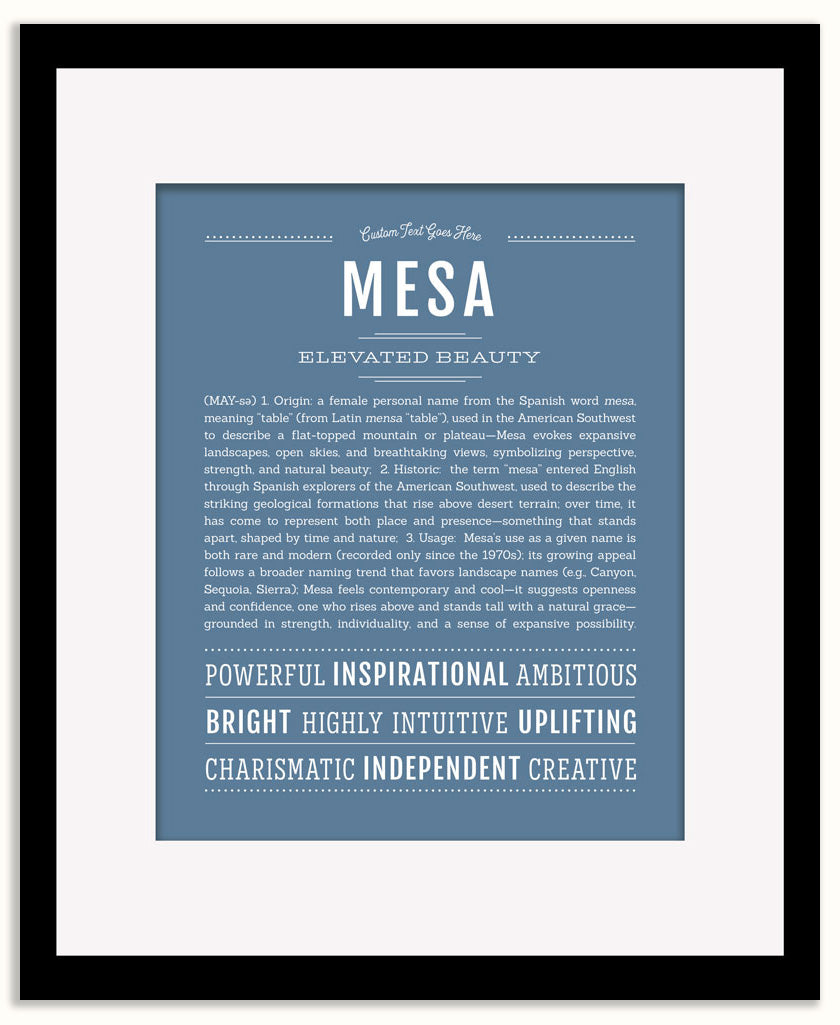 Mesa | Name Art Print