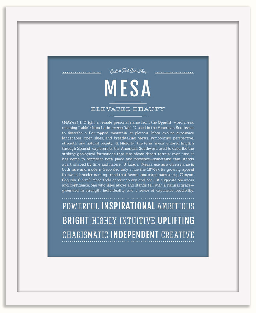 Mesa | Name Art Print