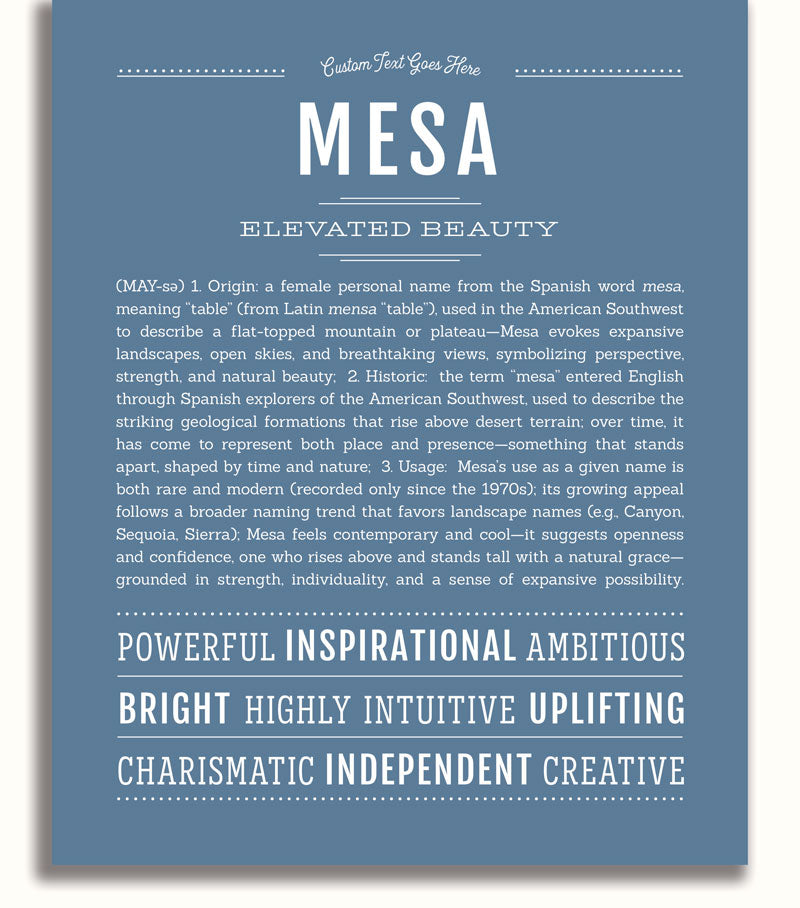 Frame Options | Steele Blue | White Frame, Matted