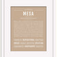 Mesa | Name Art Print