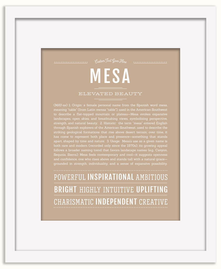 Mesa | Name Art Print