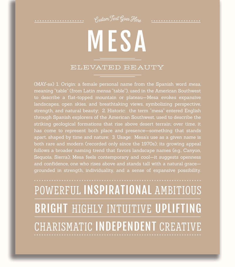 Frame Options | Tan | White Frame, Matted