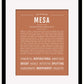 Mesa | Name Art Print