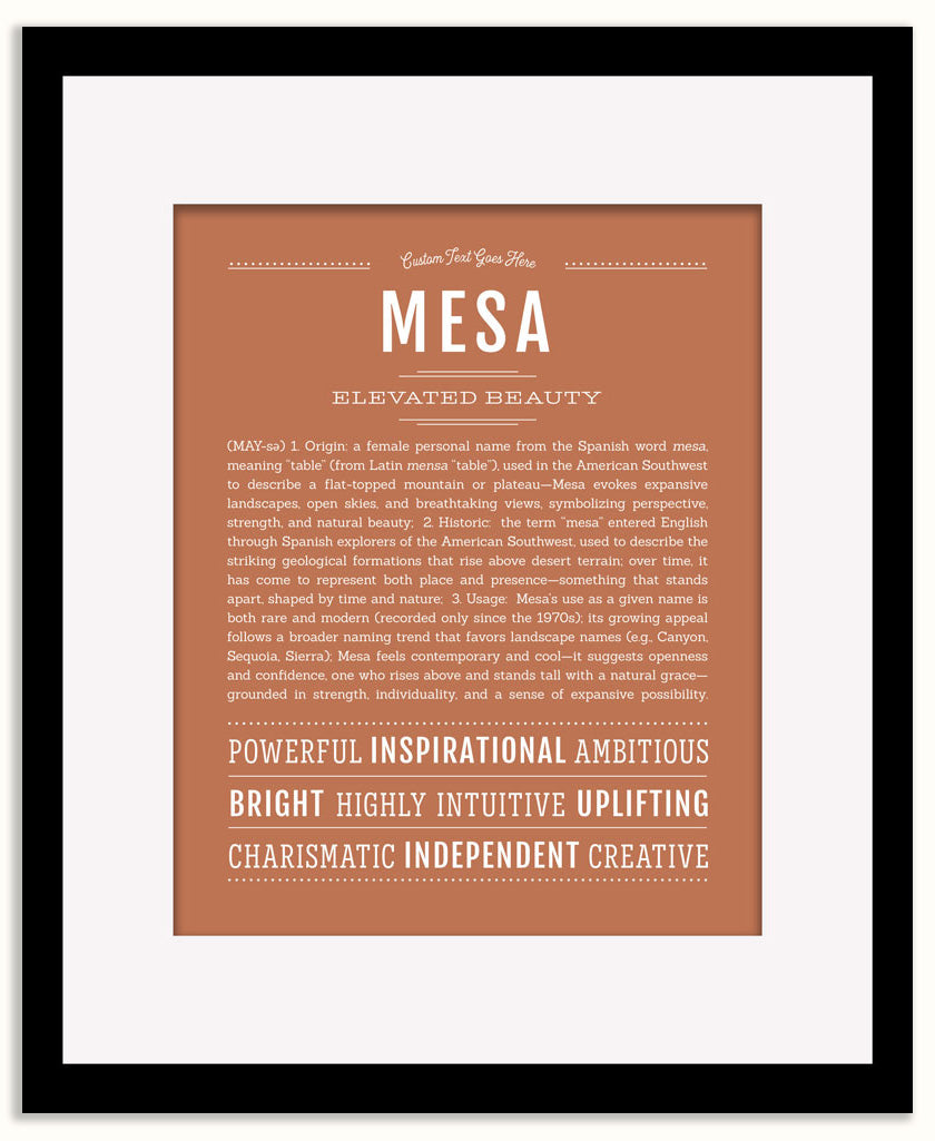 Mesa | Name Art Print