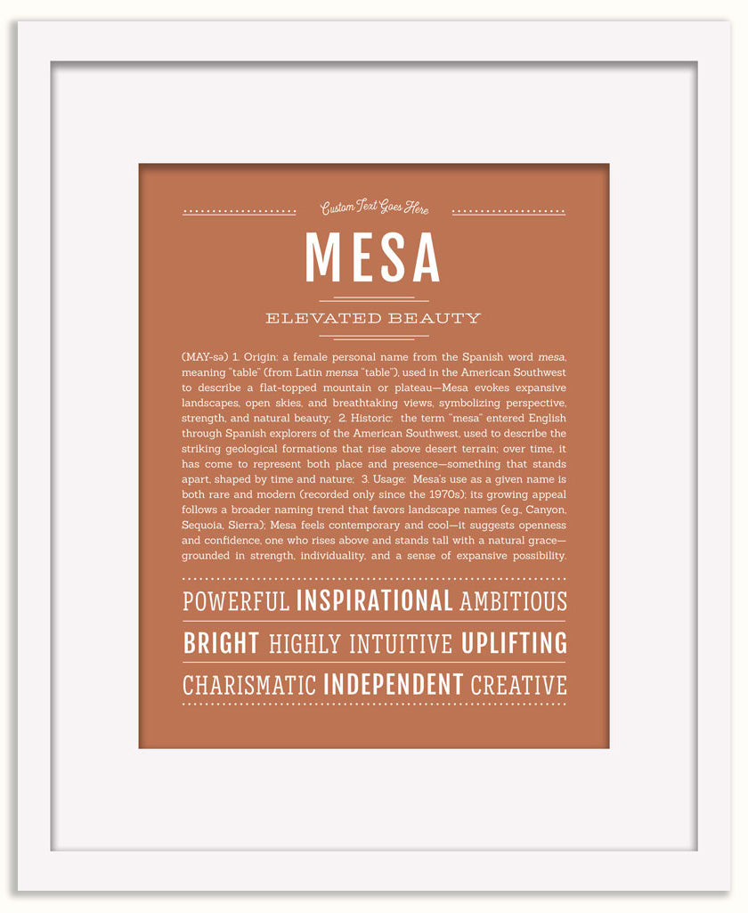Mesa | Name Art Print